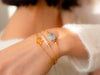 Bracelet tryptique Hana, S'TELLE création bijoux
